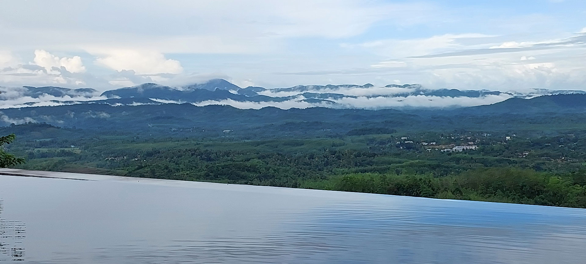 Pool side view